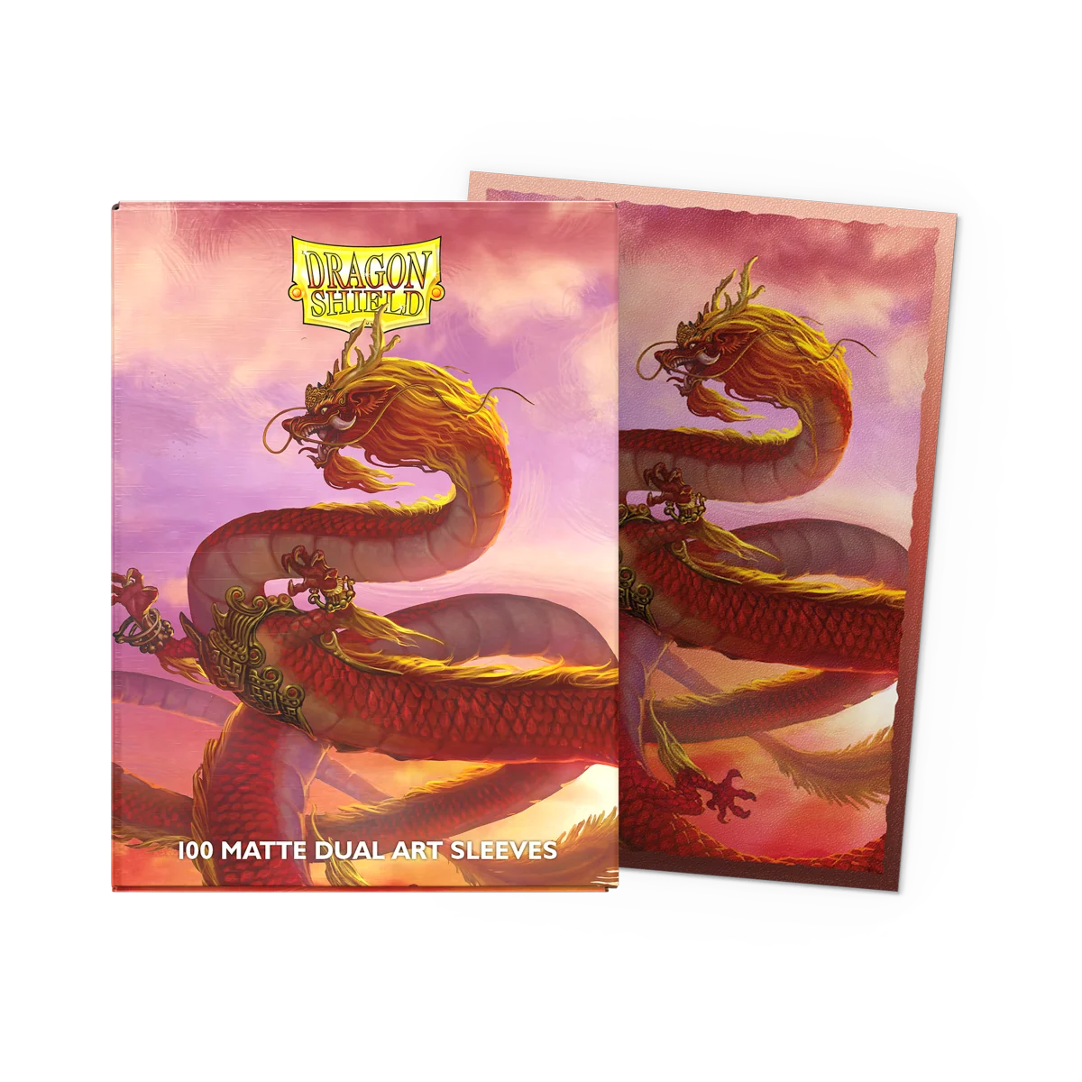 Fundas Standard Matte Dual Art Wood Dragon (100)
